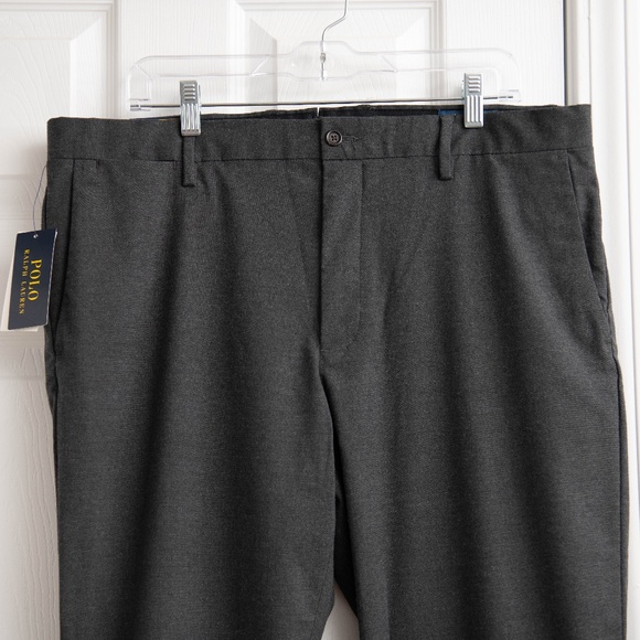 Polo Ralph Lauren NEW! Dress Pants Mens 36x32 Gray Straight Fit Slacks Trouser - Picture 2 of 5